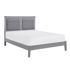 Seabright Gray Eastern King Bed - Ornate Home