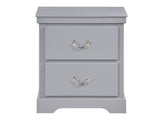 Seabright Gray Nightstand - Ornate Home