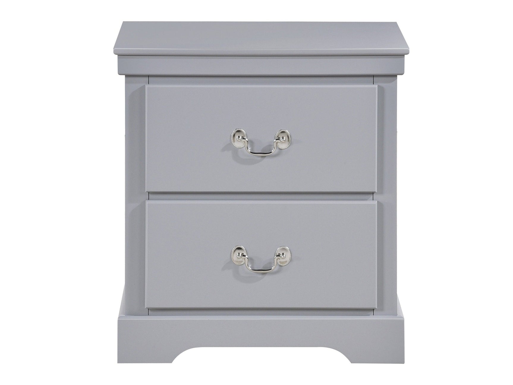 Seabright Gray Nightstand - Ornate Home