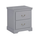 Seabright Gray Nightstand - Ornate Home