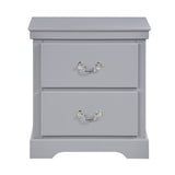Seabright Gray Nightstand - Ornate Home