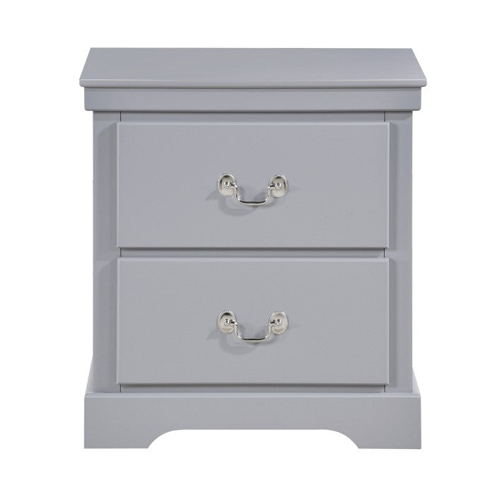 Seabright Gray Nightstand - Ornate Home