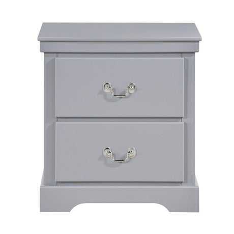 Seabright Gray Nightstand - Ornate Home