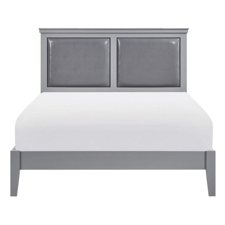 Seabright Gray Queen Bed - Ornate Home
