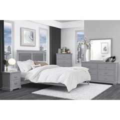 Seabright Gray Queen Bed - Ornate Home