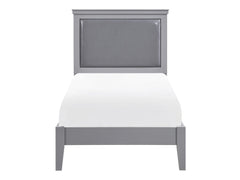 Seabright Gray Twin Bed - Ornate Home