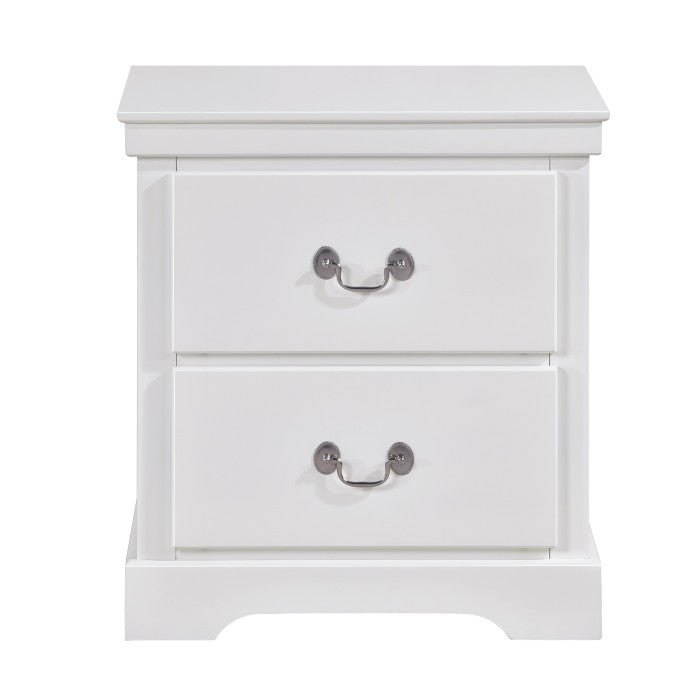 Seabright White Nightstand - Ornate Home