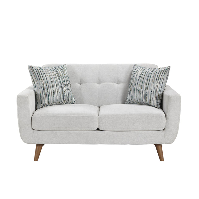 Seabrook Beige Loveseat - Ornate Home