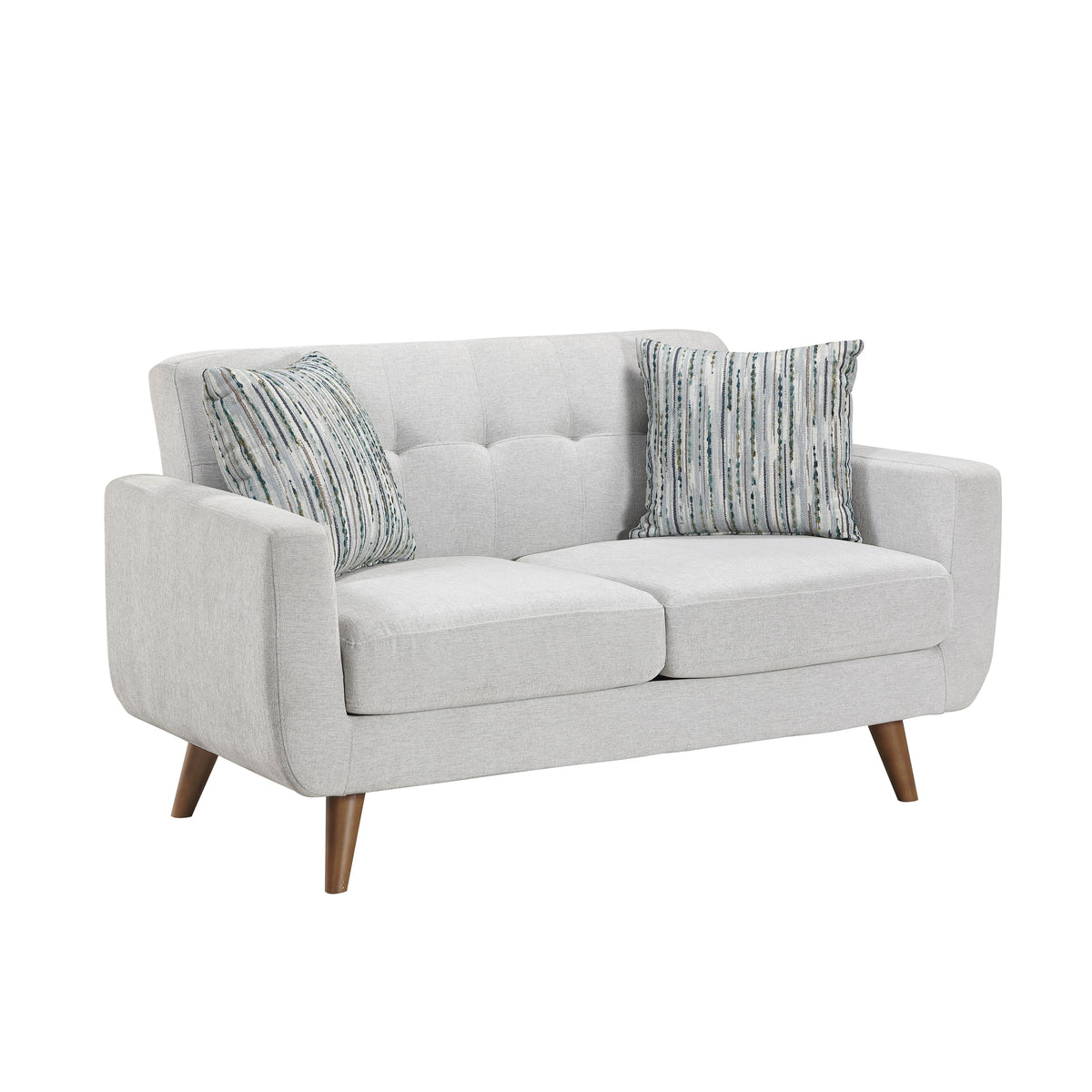 Seabrook Beige Loveseat - Ornate Home