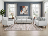 Seabrook Beige Loveseat - Ornate Home