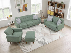 Seabrook Green Loveseat - Ornate Home