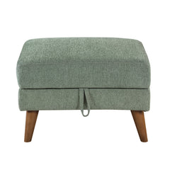 Seabrook Green Storage Ottoman - Ornate Home