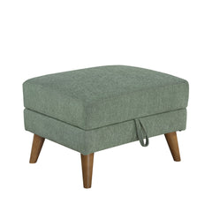 Seabrook Green Storage Ottoman - Ornate Home