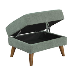 Seabrook Green Storage Ottoman - Ornate Home