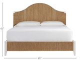 Seabrook Woven Abaca/Sailcloth Queen Bed - Ornate Home