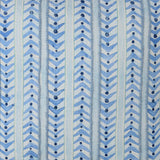 Seaglass Stripe Navy Blue 20"x20" Throw Pillow (Set of 2)