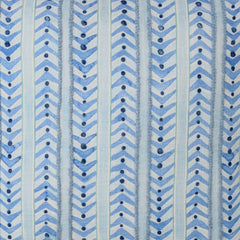 Seaglass Stripe Navy Blue 20"x20" Throw Pillow (Set of 2)