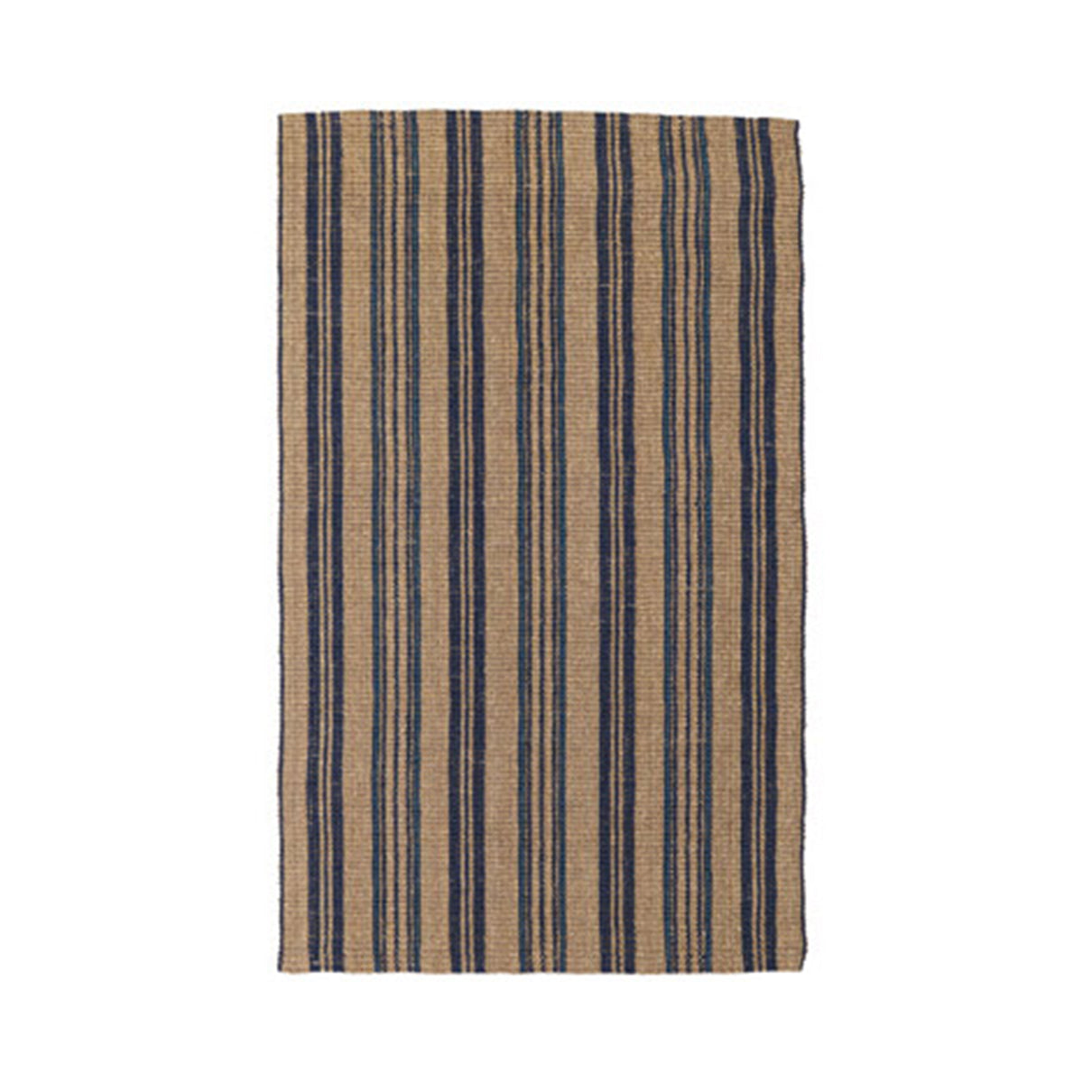 Seagrass Cabana Navy Stripe Rug - Ornate Home