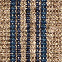 Seagrass Cabana Navy Stripe Rug - Ornate Home