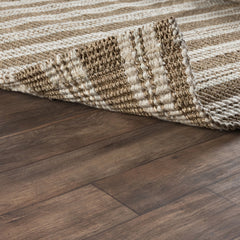 Seagrass Stripe Ivory 5'x8' Rug - Ornate Home