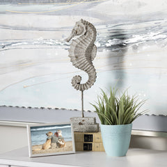 Seahorse Beige Seahorse Finials - Ornate Home