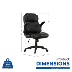 Sealy Atlas Black Office Chair - Ornate Home