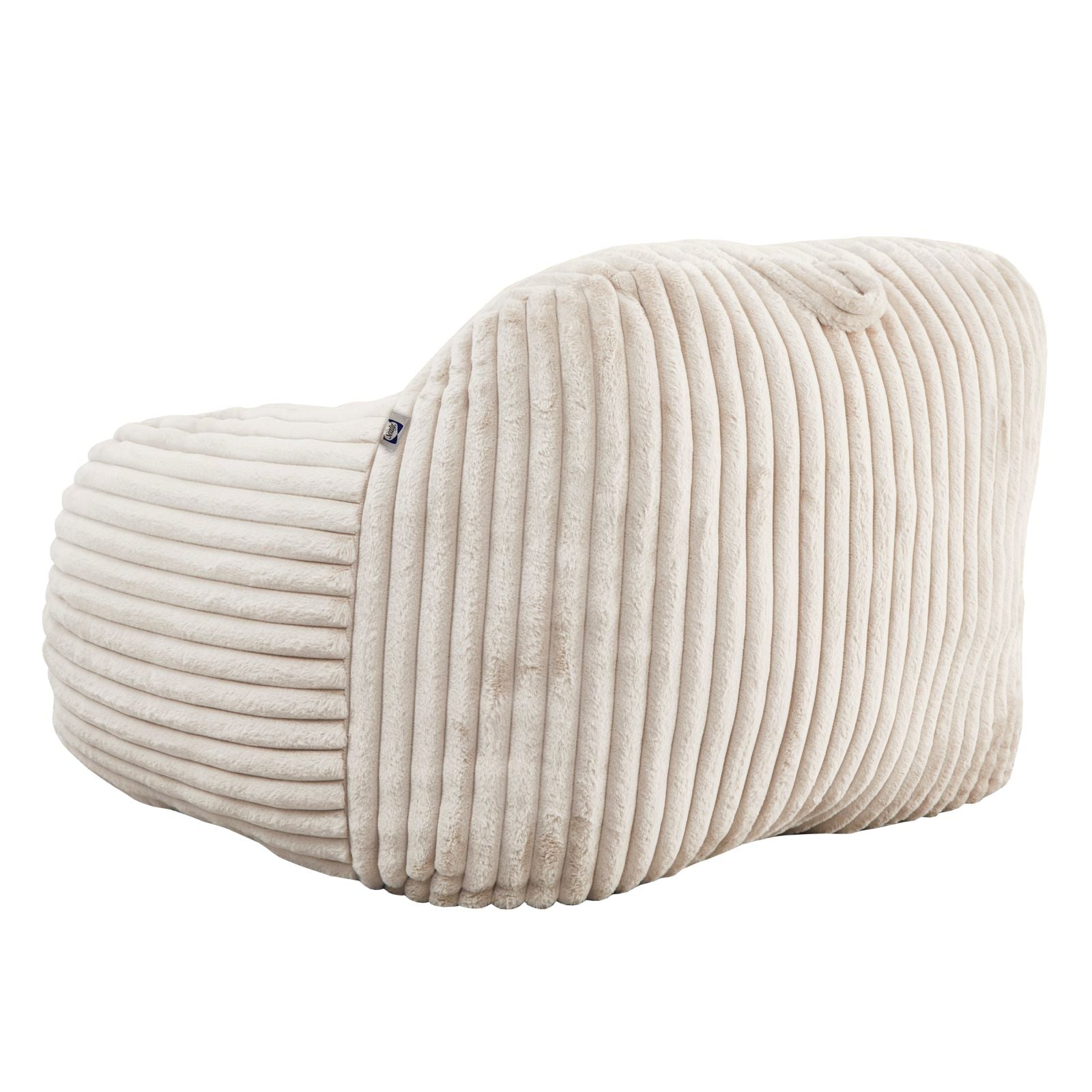 Sealy Ebsen Taupe Corduroy Lounger Sack Chair - Ornate Home