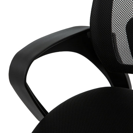 Sealy Jupiter Black Mesh Office Desk Chair - Ornate Home