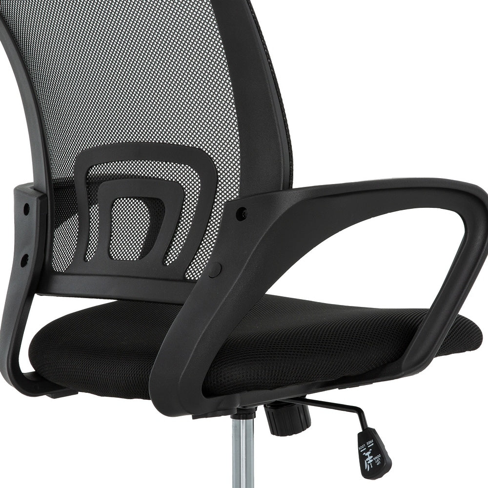 Sealy Jupiter Black Mesh Office Desk Chair - Ornate Home