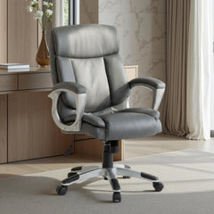 Sealy Kent Smooth Grey Office Chair - Ornate Home