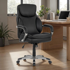 Sealy Palisade Black Office Chair - Ornate Home