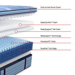 Sealy® Posturepedic® Dupont II Pillow Top Medium Mattress - Ornate Home