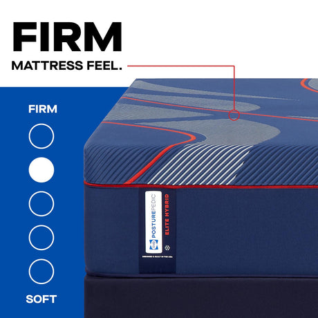 Sealy® Posturepedic® Elite Brenham II Hybrid Firm Mattress - Ornate Home