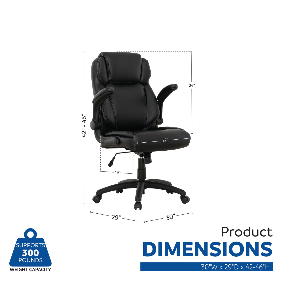 Sealy Atlas Black Office Chair