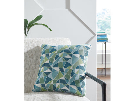 Seanow Next-Gen Nuvella Green/Turquoise/White Pillow (Set of 4) - Ornate Home