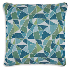 Seanow Next-Gen Nuvella Green/Turquoise/White Pillow (Set of 4) - Ornate Home
