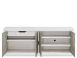 Seascape White Pine Credenza - Ornate Home