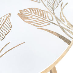 Seaside Brown/White Accent Table - Ornate Home