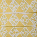 Seaside Trellis Sunwashed Gold 22"x22" Throw Pillow (Set of 2)