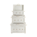 Seaside White 3-Piece Trunks - Ornate Home