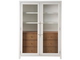 Seaside White Sand/Sand Dune Display Cabinet - Ornate Home