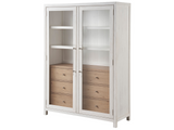 Seaside White Sand/Sand Dune Display Cabinet - Ornate Home