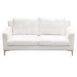 Seattle White Loveseat - Ornate Home