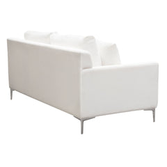 Seattle White Loveseat - Ornate Home