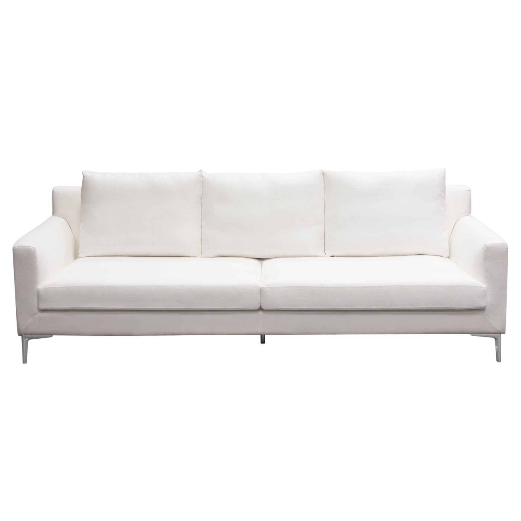 Seattle White Sofa - Ornate Home