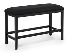 Sebastian Black Counter Height Bench - Ornate Home