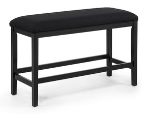 Sebastian Black Counter Height Bench - Ornate Home