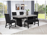 Sebastian Black/Gray Dining Set - Ornate Home