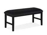 Sebastian Black Dining Bench - Ornate Home