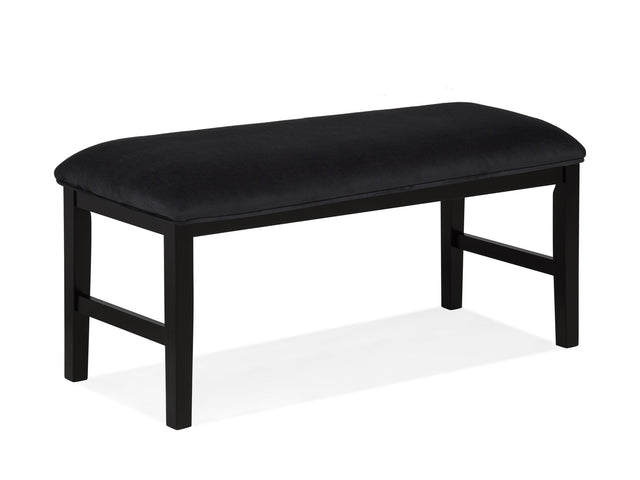 Sebastian Black Dining Bench - Ornate Home